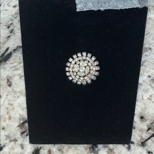 Vintage Kramer of New York Crystal Brooch